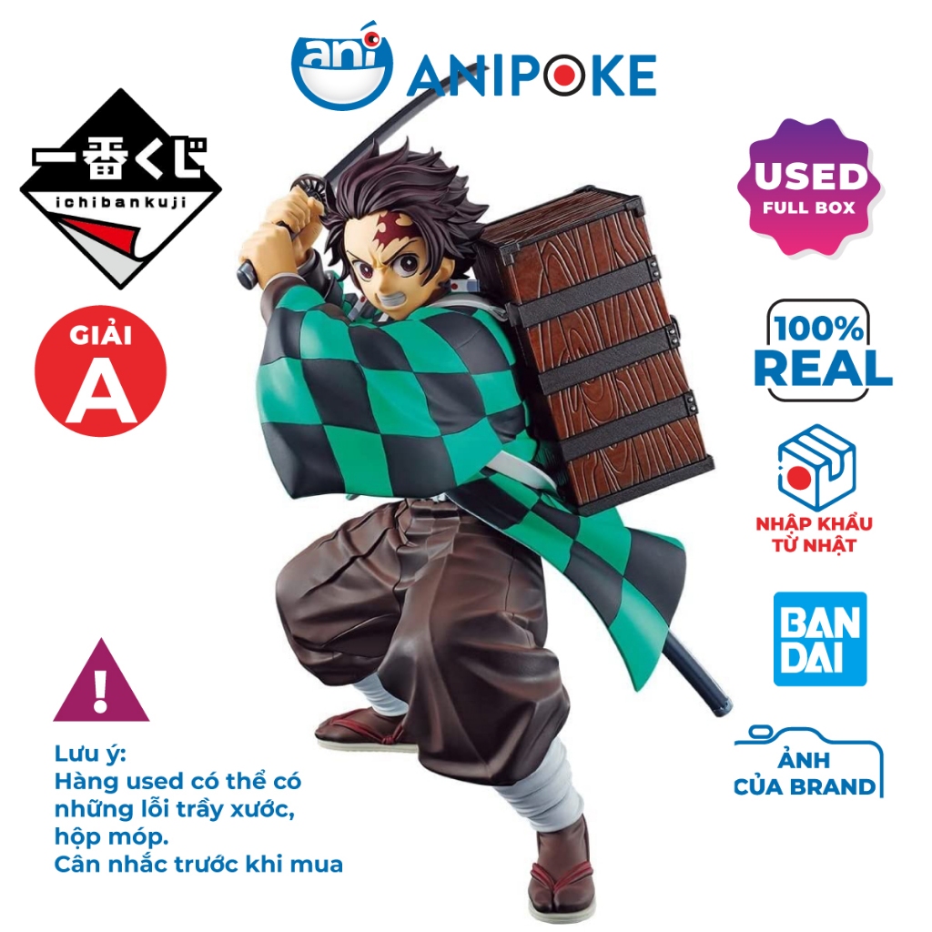 Mô hình Tanjiro Masterlise Phố đèn đỏ giải A  Ichiban Kuji Kimetsu no yaiba, Chính hãng Bandai, Nhập từ Nhật F66-01