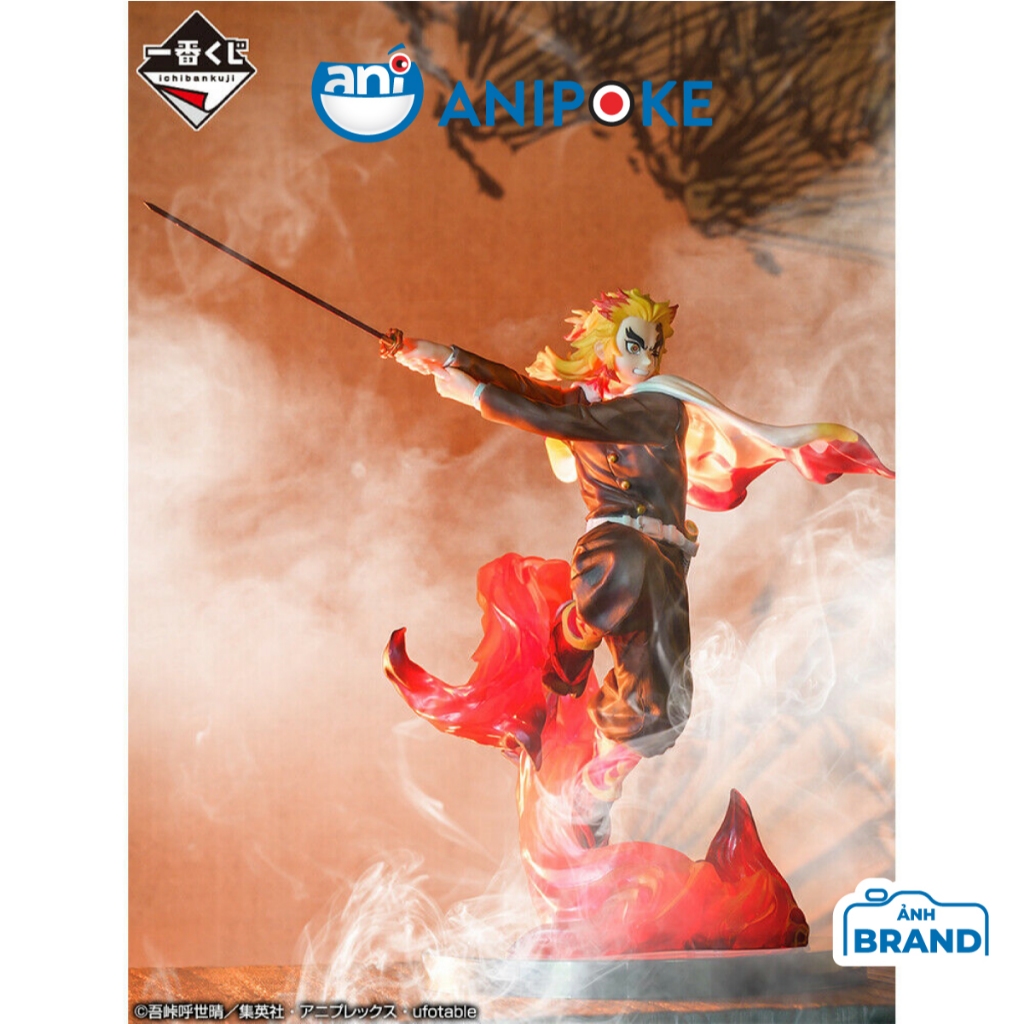Mô hình Rengoku Rank D Mugen Train - Shake the sword, burn your heart Kimetsu no yaiba, Chính hãng Bandai Nhật F65-07