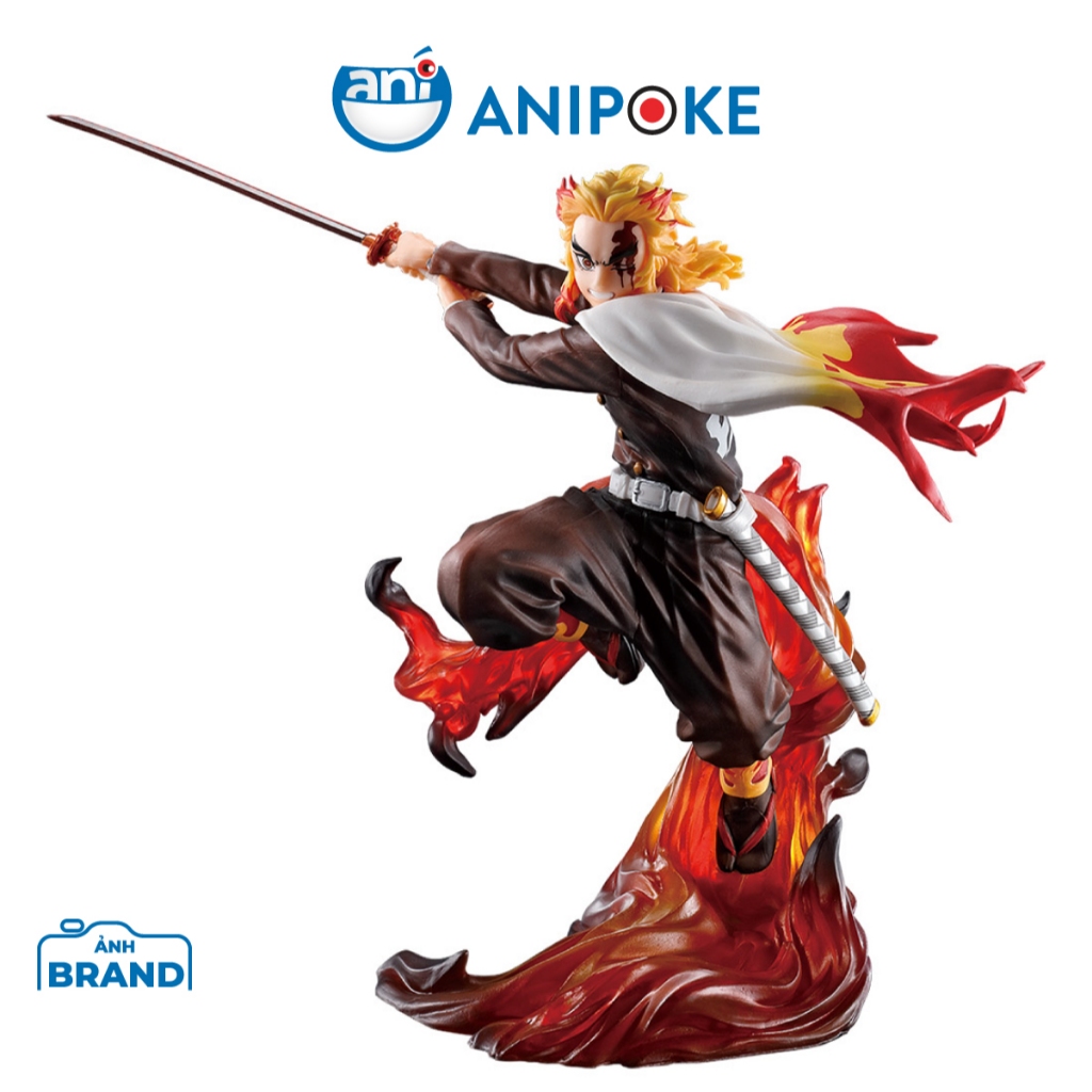 Mô hình Rengoku Rank D Mugen Train - Shake the sword, burn your heart Kimetsu no yaiba, Chính hãng Bandai Nhật F65-07