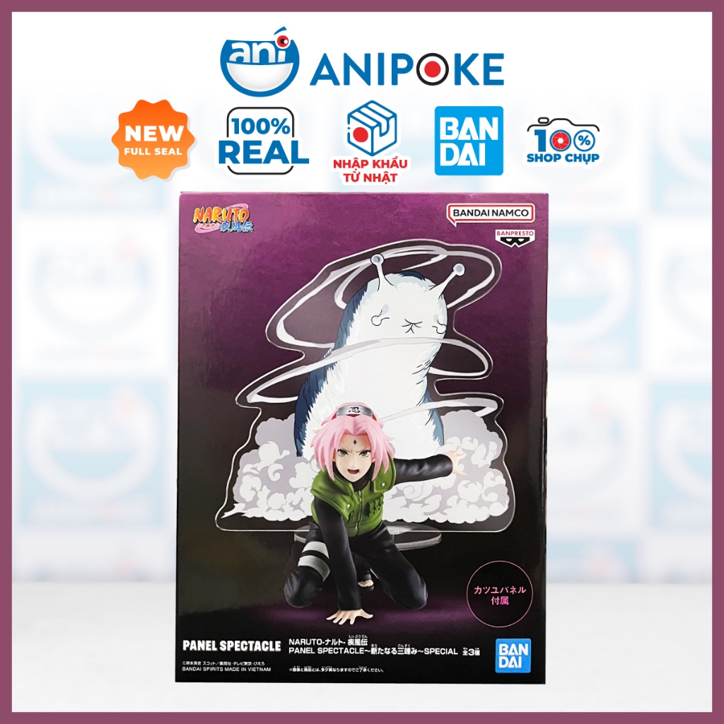 Mô hình Haruna Sakura Panel Spectacel Naruto, chính hãng Nhật Bản Anipoke  f85-06