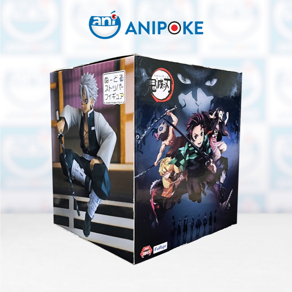 Mô hình Phong Trụ Sanemi - Kimetsu no yaiba noodle stopper figure, Chính hãng Nhật Bản Full box  f57-10