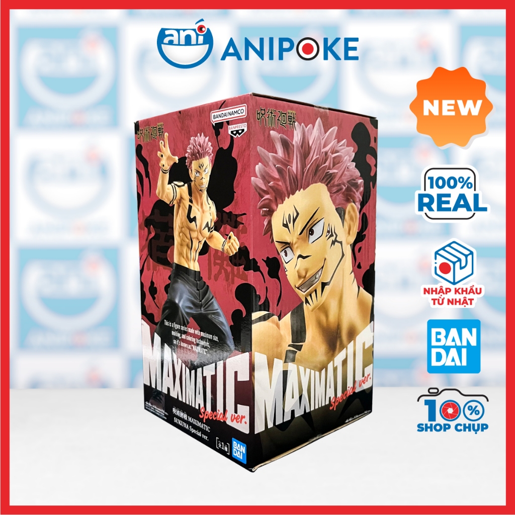 Mô hình Sukuna Maximatic Jujutsu Kaisen chinh hãng  Nhật Bản f85-07