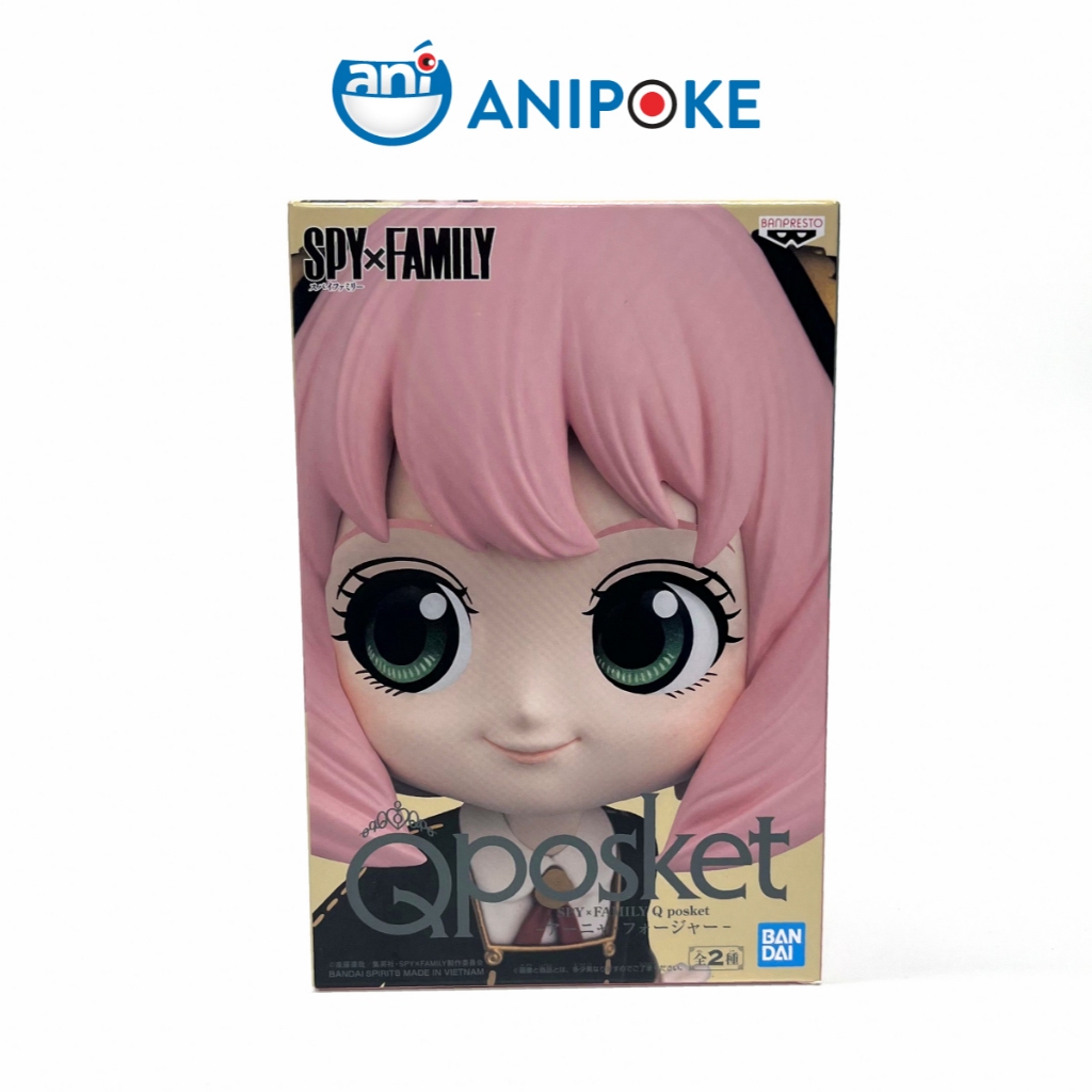 Mô hình Anya Foger vol 1 A Qposket Chính hãng Spy X Family (Nhập từ Nhật Full box) f39-03
