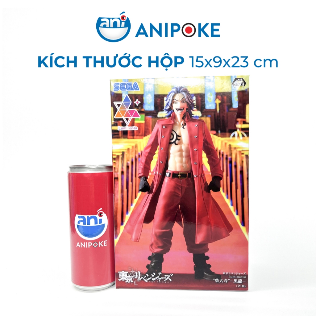 Mô hình  Shiba Taiju Luminasta sáu múi Black Dragon Tokyo Revengers hàng chính hãng Sega nguồn Nhật trực tiếp f0-37