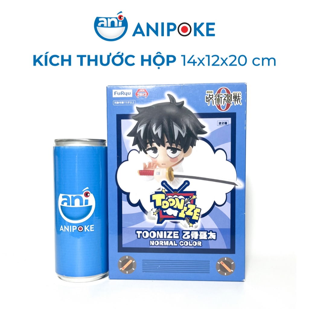 Mô hình Yuta Toonize normal corlor Jujutsu Kaisen chính hãng Furyu Nhật Full Anipoke f81-12