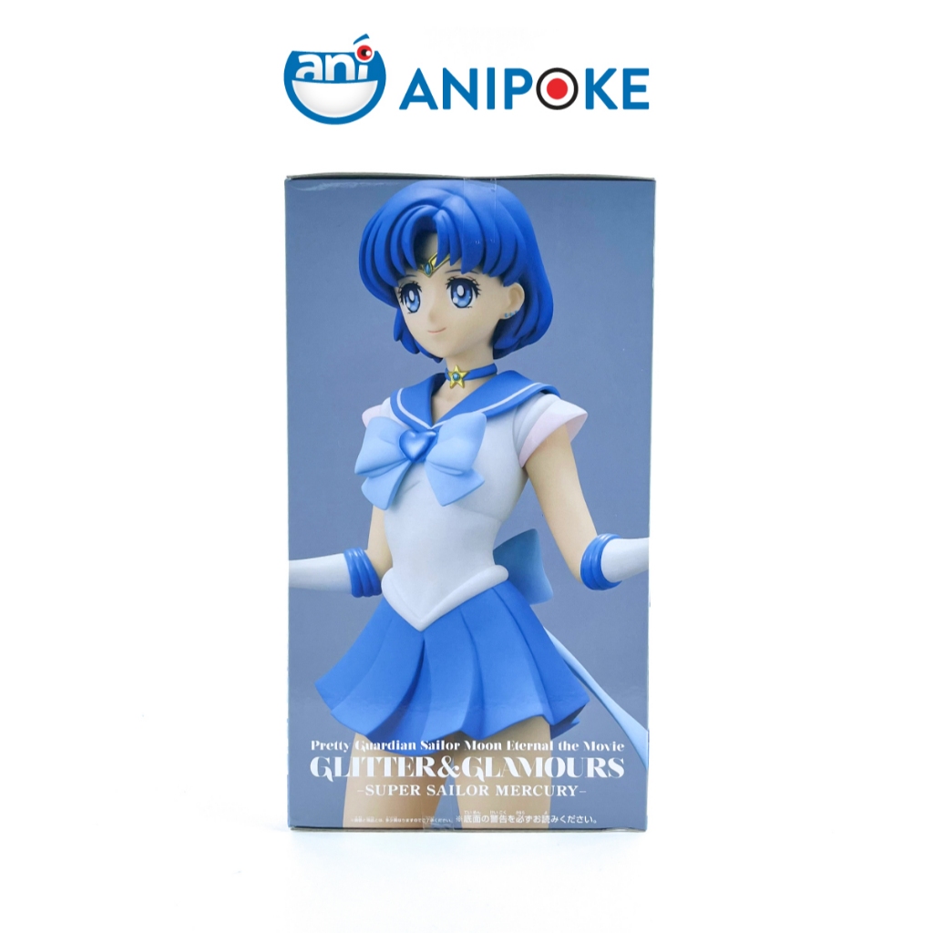 Mô hình Super Sailor Mercury Glitters and glamous Thủy Thủ Sao Thủy New, full seal  Bandai, hàng nội địa Nhật F44-7