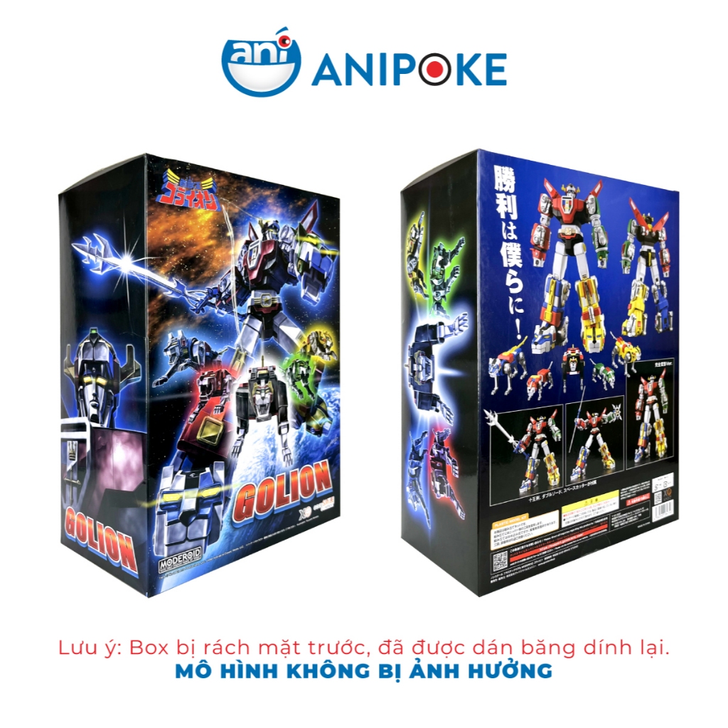 Mô hình Voltron ( Golion, Dũng sĩ Hesman) - Moderoid chính hãng Good Smile Company - Nhật FN-08