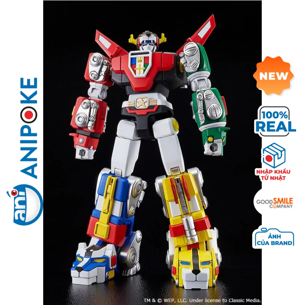 Mô hình Voltron ( Golion, Dũng sĩ Hesman) - Moderoid chính hãng Good Smile Company - Nhật FN-08