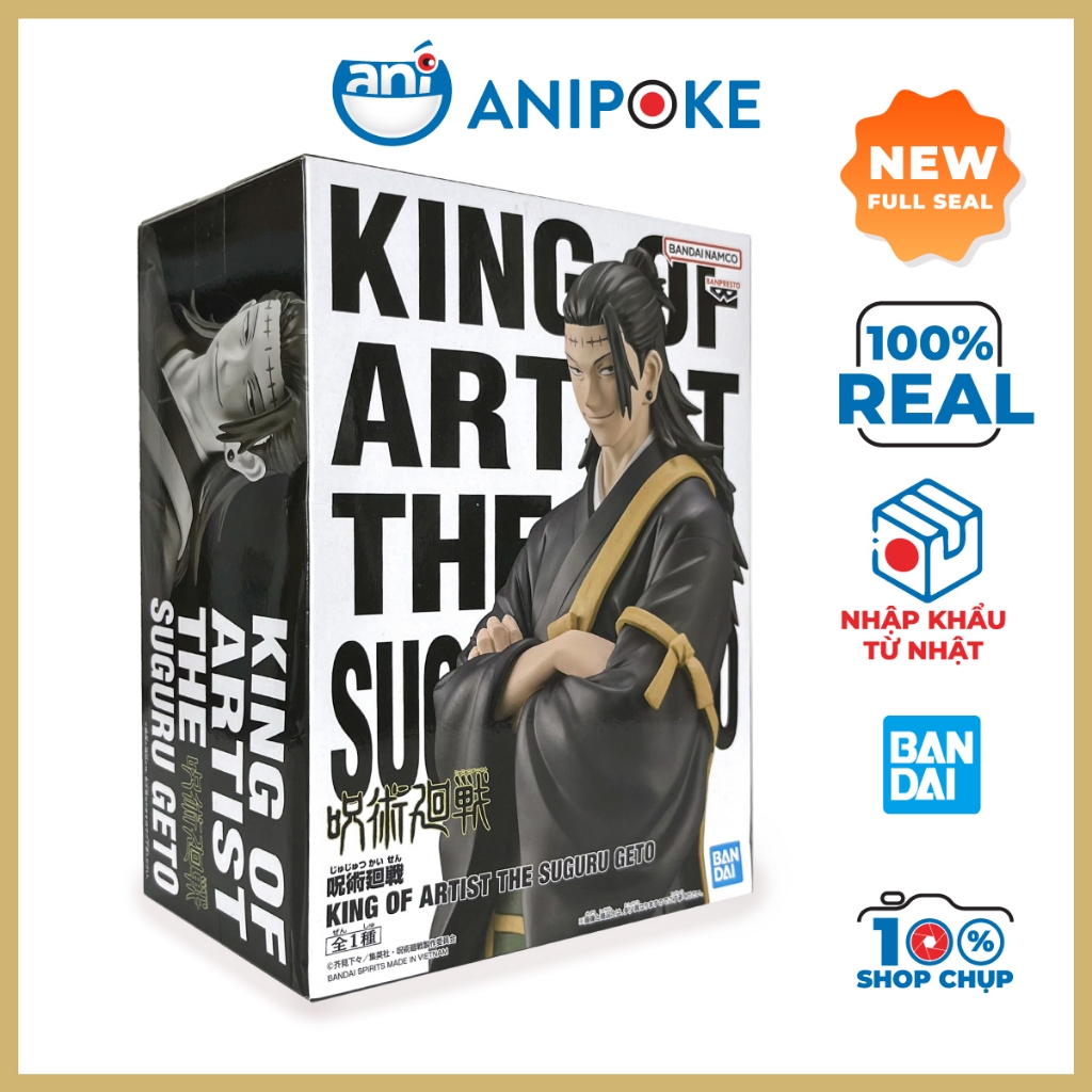 Mô hình Kenjaku Suguru Geto King of Artist KOA Jujutsu Kaisen chính hãng Bandai Nhật f80-06