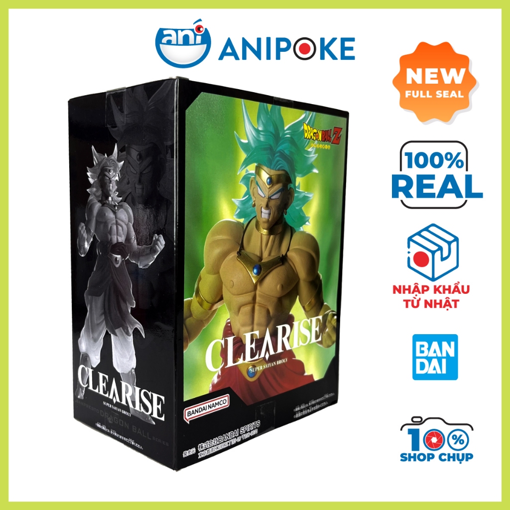 Mô hình Super Saiyan Broly Clearise Dragon Ball chính hãng Nhật F80-07