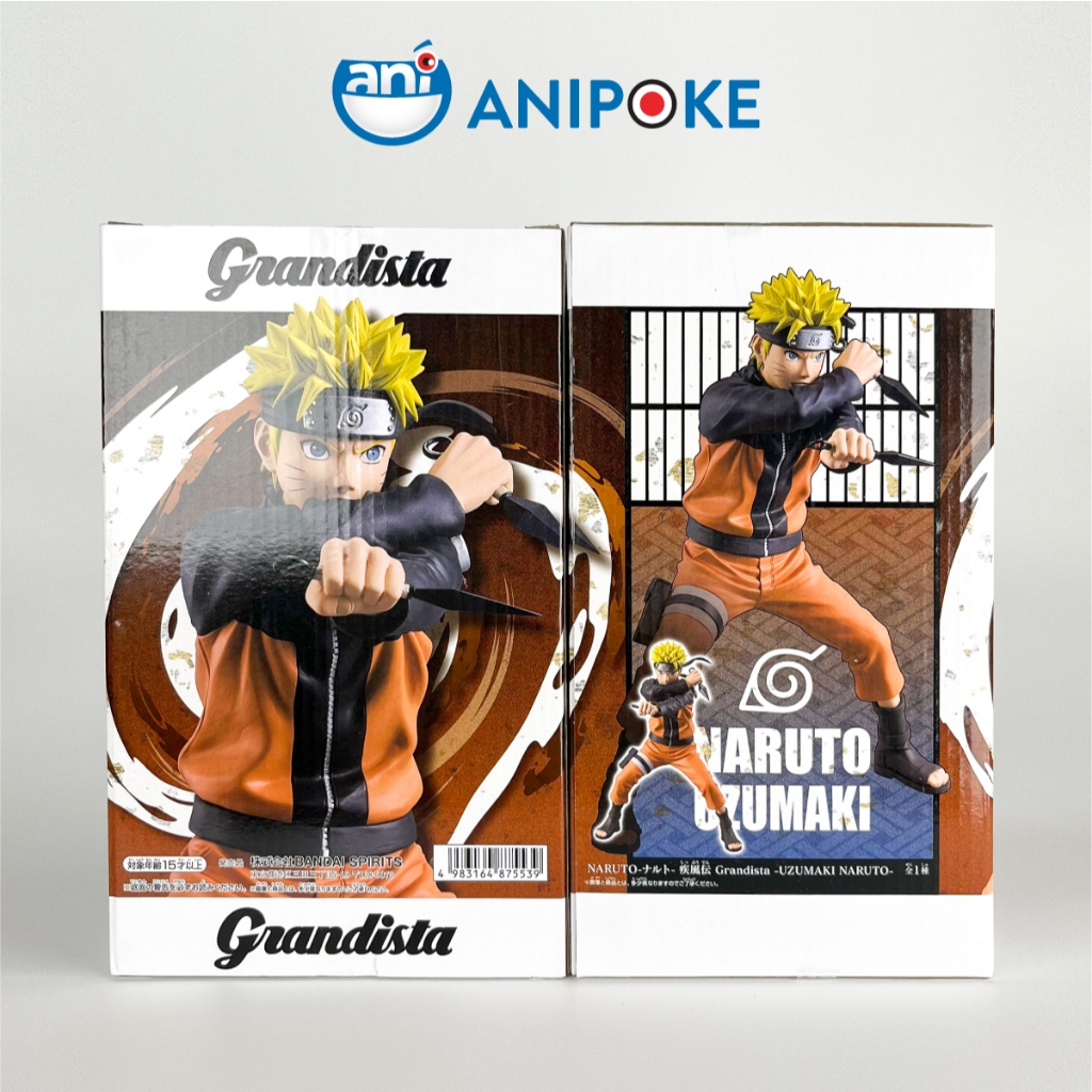 Mô hình Naruto Grandista 2024 Naruto, chính hãng Nhật Bản Anipoke  f82-03