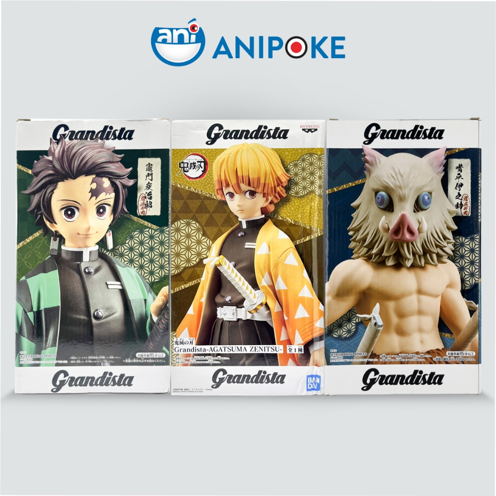 Mô hình Zenitsu Grandista Kimetsu no yaiba Thanh gươm diệt quỷ chính hãng  (Nhập từ Nhật Full box)