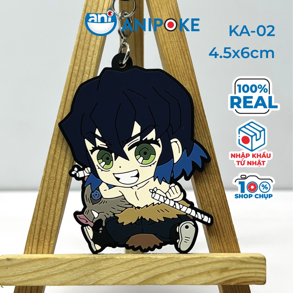 Móc khóa Kimetsu no yaiba Thanh gươm diệt quỷ chính hãng, nhập từ Nhật.