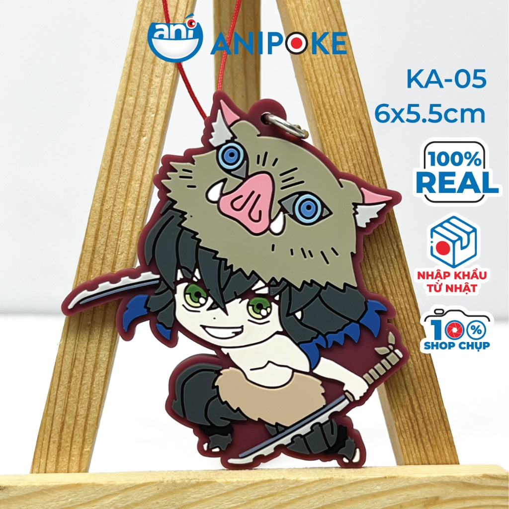 Móc khóa Kimetsu no yaiba Thanh gươm diệt quỷ chính hãng, nhập từ Nhật.