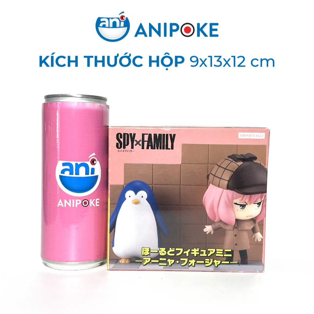 Mô hình  thám tử Anya Forger và chim cánh cụt spy x family Chính hãng Furyu Nhật Full box) f0-43