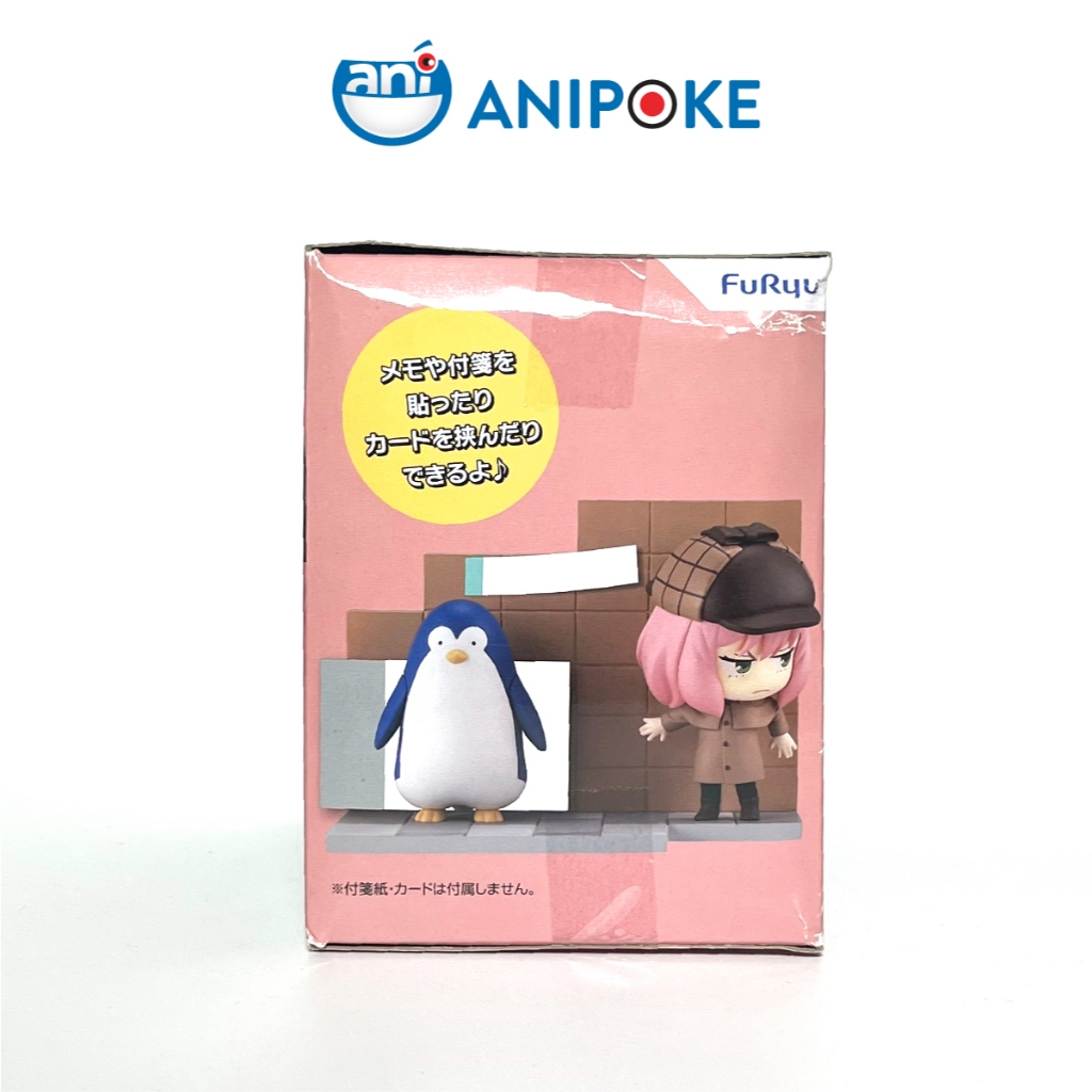 Mô hình  thám tử Anya Forger và chim cánh cụt spy x family Chính hãng Furyu Nhật Full box) f0-43
