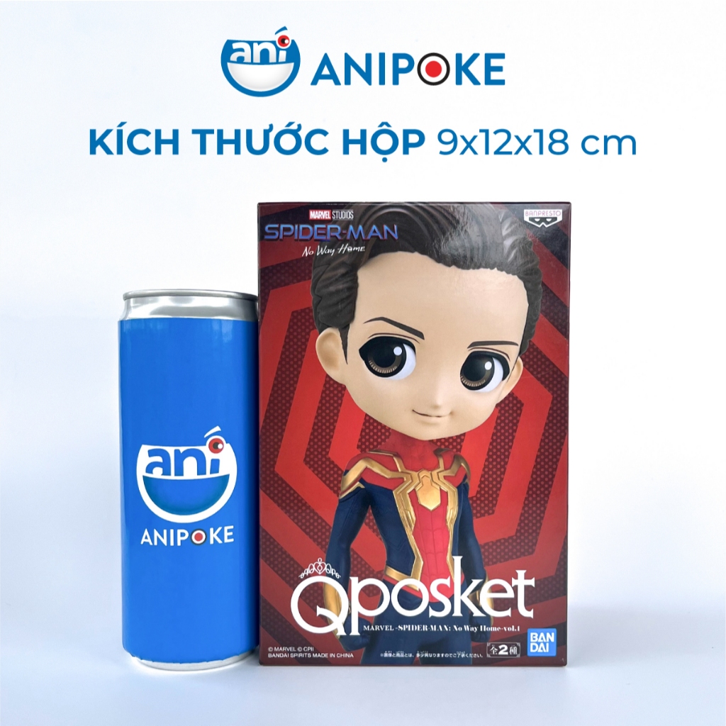 Mô hình Qposket Spider man Tom Holland - No Way Home vol 1 - Marvel - Chính hãng Nhật Bản f0-54a