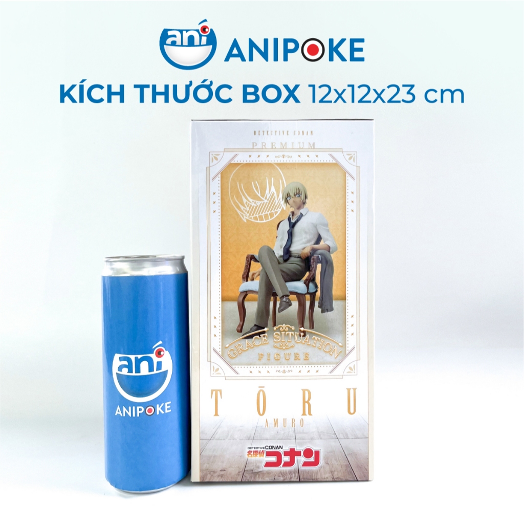 Mô hình Tomu Amuro ngồi ghế Premium Grace Situation Conan Detective chính hãng Sega, nguồn Nhật F81-17