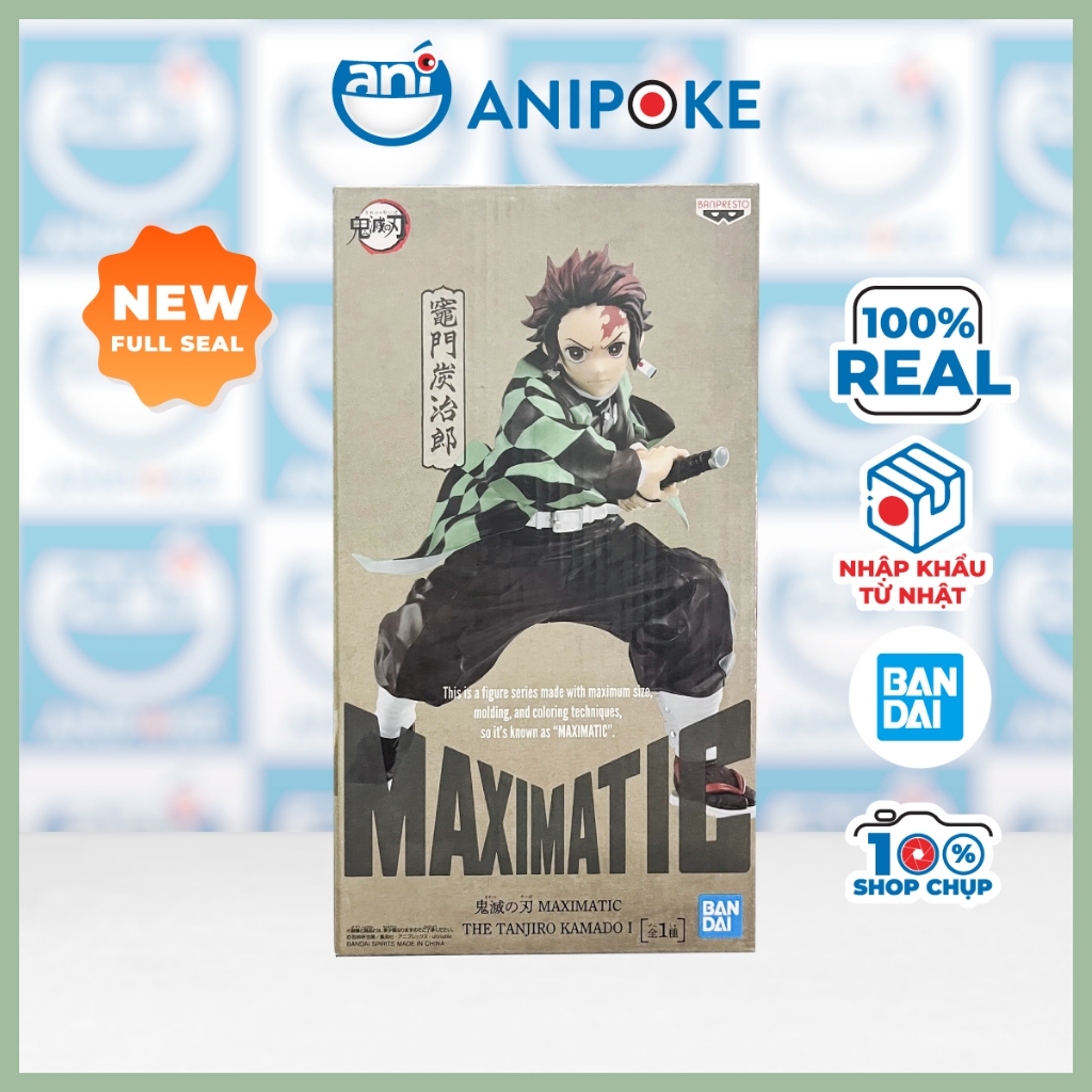 Mô hình Tanjiro Maximatic Kimetsu no yaiba Thanh gươm diệt quỷ chính hãng  (Nhập từ Nhật Full box) F46-01