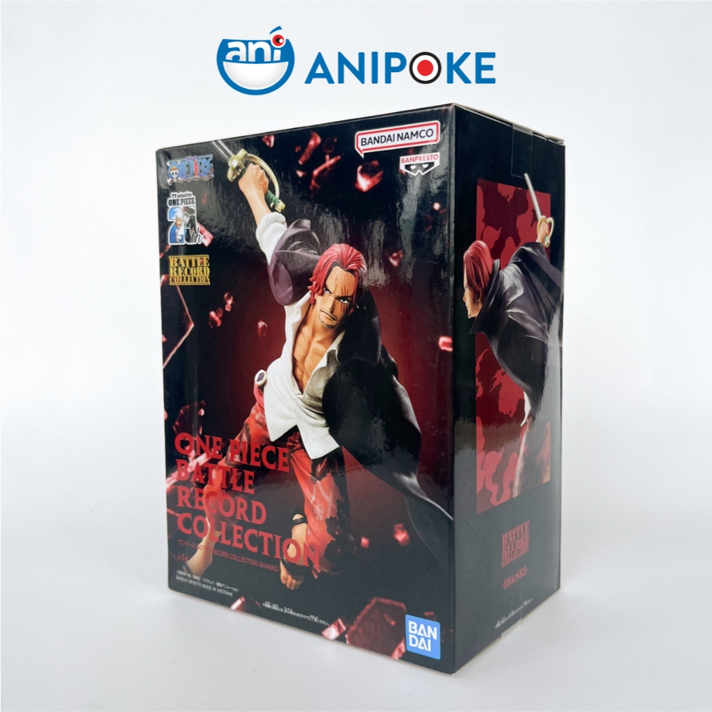 Mô hình Shanks Tóc đỏ  Battle Record collection kỉ niệm 25 năm Anime One Piecechính hãng Nhật Bản F12-10