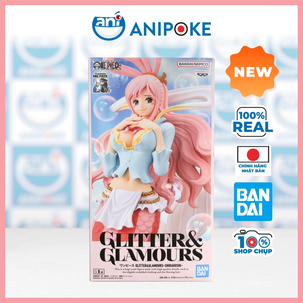 Mô hình Shirahoshi Glitters and Glamours One Piece - Vua Hải Tặc chính hãng Nhật Bản f86-02