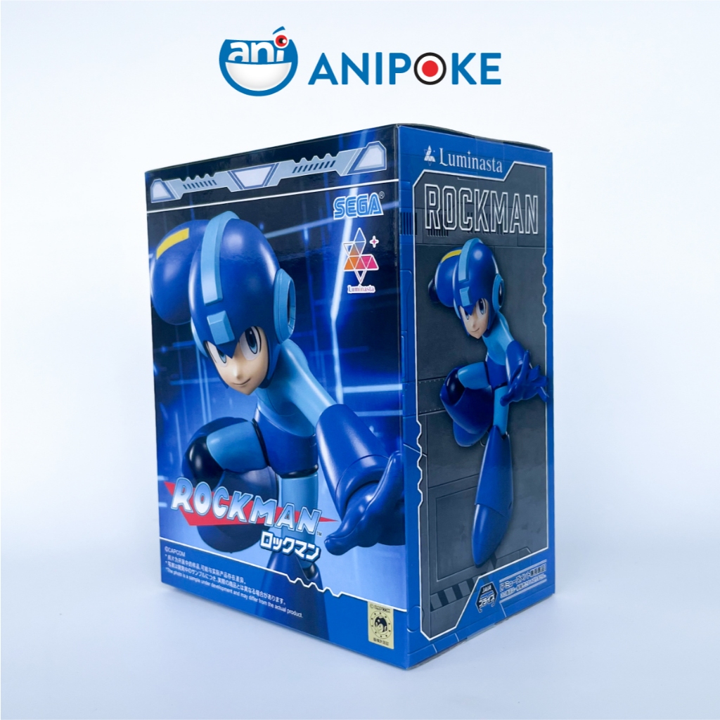Hàng Sẵn Mô hình Rockman - Megaman Luminsata  - Capcom chính hãng Sega - Nhật Anipoke f55-12