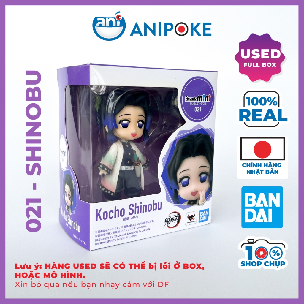 Mô hình Figuarts mini Giyuu Shinobu Obanai Mitsuri chính hãng Nhật.