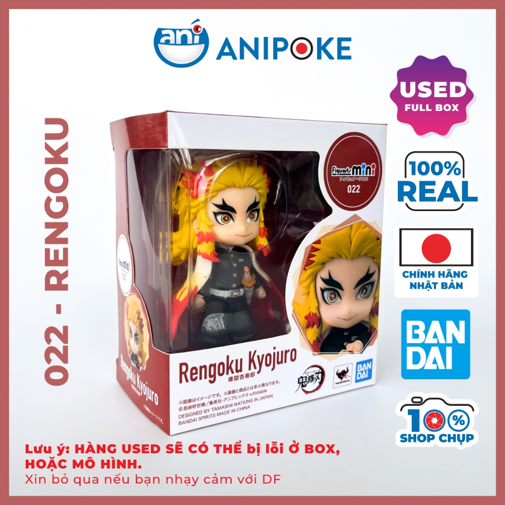 Mô hình Figuarts mini Rengoku Tengen Sanemi Muichiro Gyomei chính hãng Nhật.