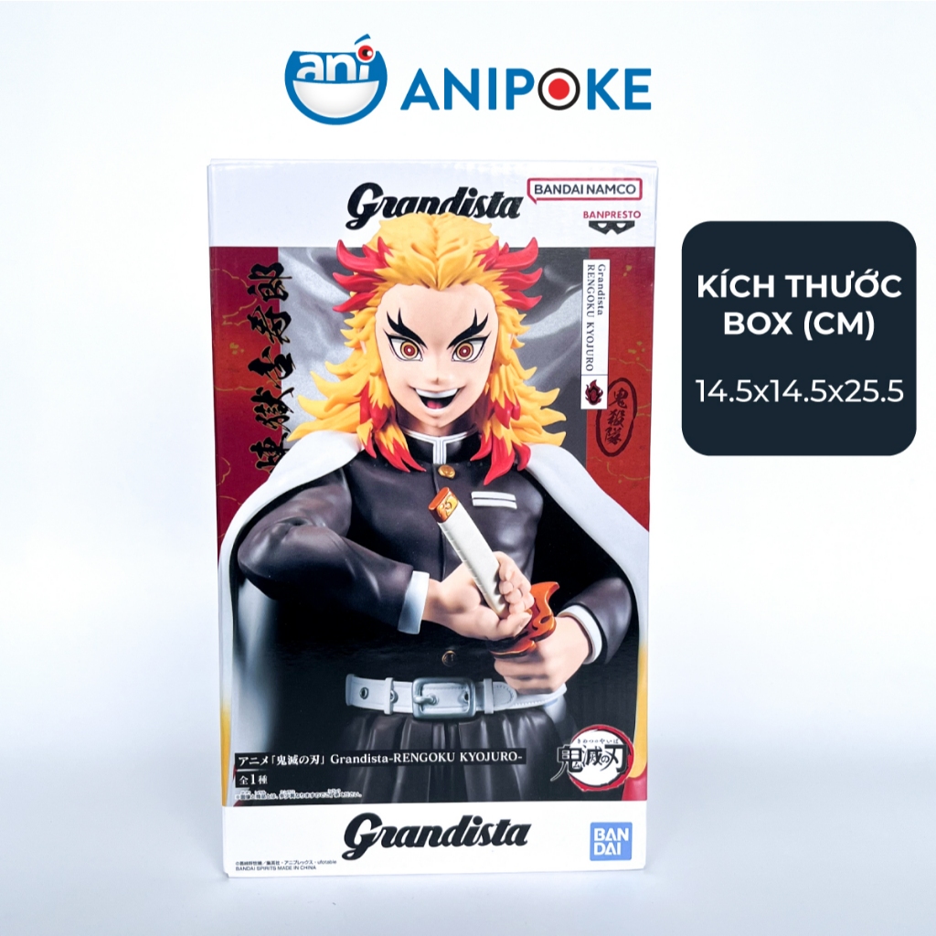 Mô hình Rengoku Grandista Kimetsu no yaiba Thanh gươm diệt quỷ chính hãng Bandai Nhật f46-14