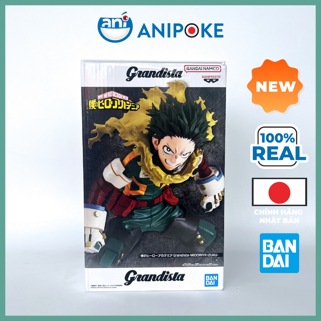 Mô hình Midoriya Izuku - Deku Grandista  MHA Học Viện Anh Hùng chính hãng Bandai Nhật - Anipoke