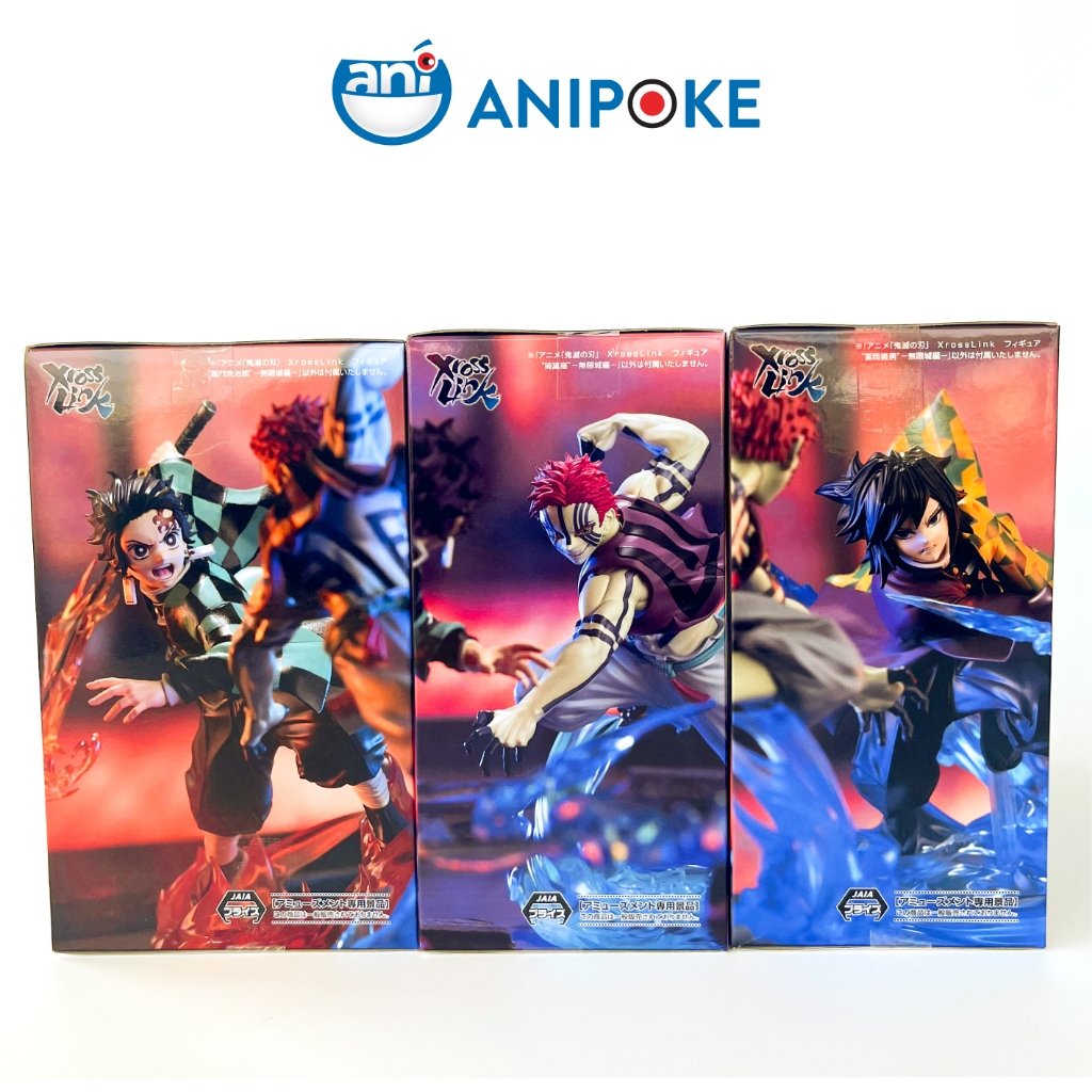 HÀNG SẴN! Mô Thủy Trụ Giyuu, Tanjiro VS Giyuu effect hoành tráng Xross Link Vô Hạn Thành Kimetsu no yaiba, SEGA anipoke