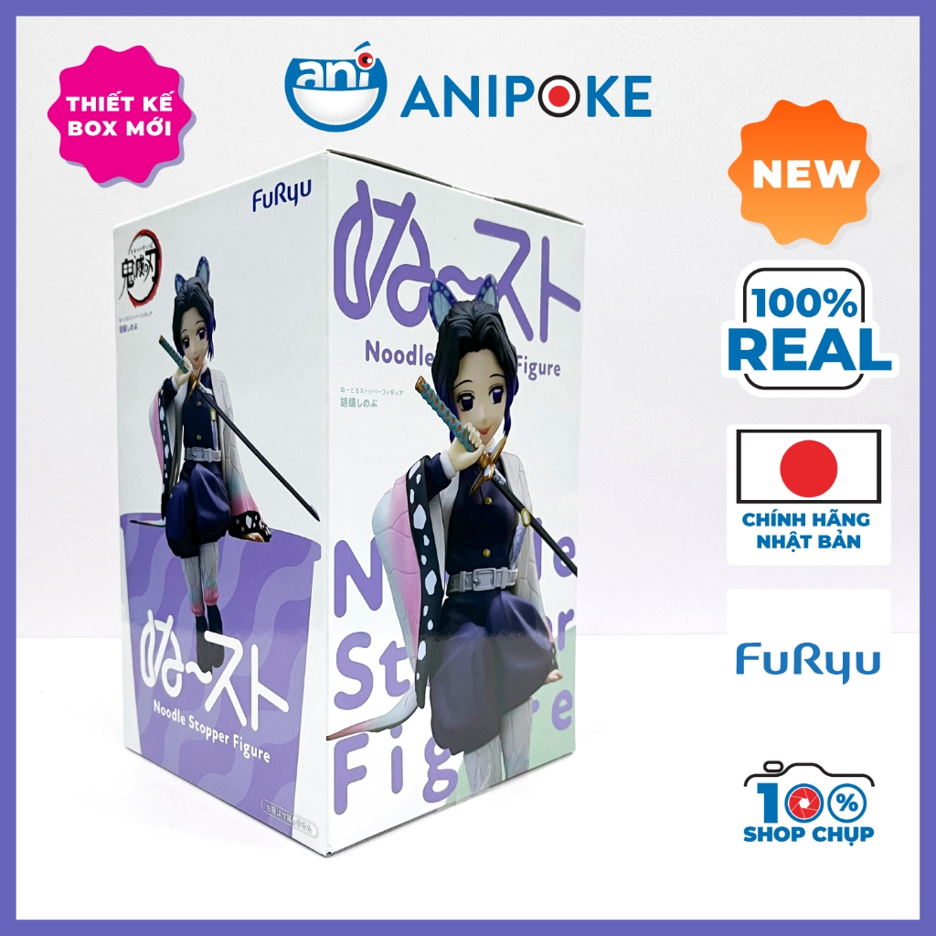 Mô hình Trùng trụ Shinobu Noodle stopper Figure Kimetsu no yaiba, Chính hãng Nhật Thanh gươm diệt quỷ- Anipoke