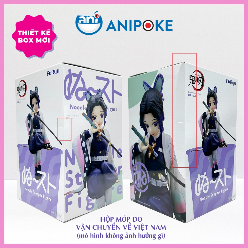 Mô hình Trùng trụ Shinobu Noodle stopper Figure Kimetsu no yaiba, Chính hãng Nhật Thanh gươm diệt quỷ- Anipoke