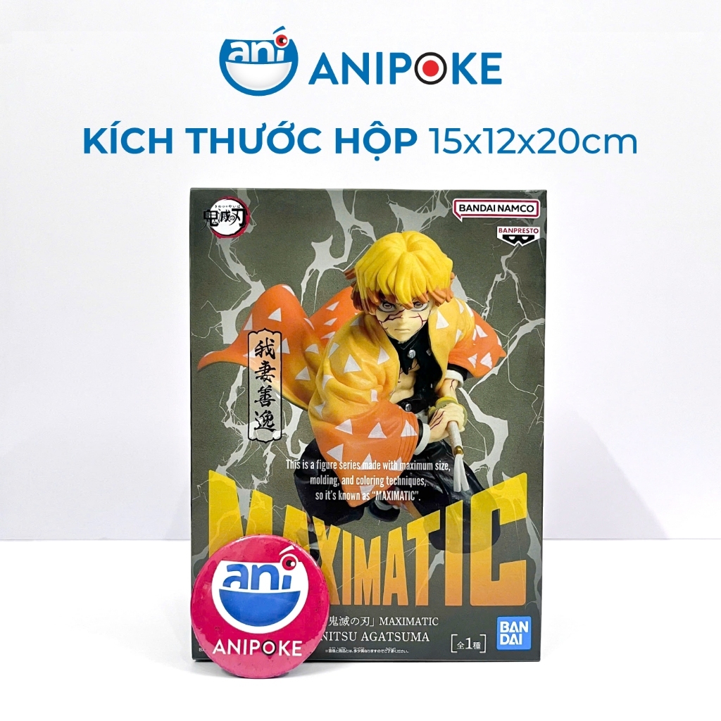 Mô hình Zenitsu Maximatic Vô Hạn Thành chính hãng Bandai Nội địa Nhật  Anipoke f87-03