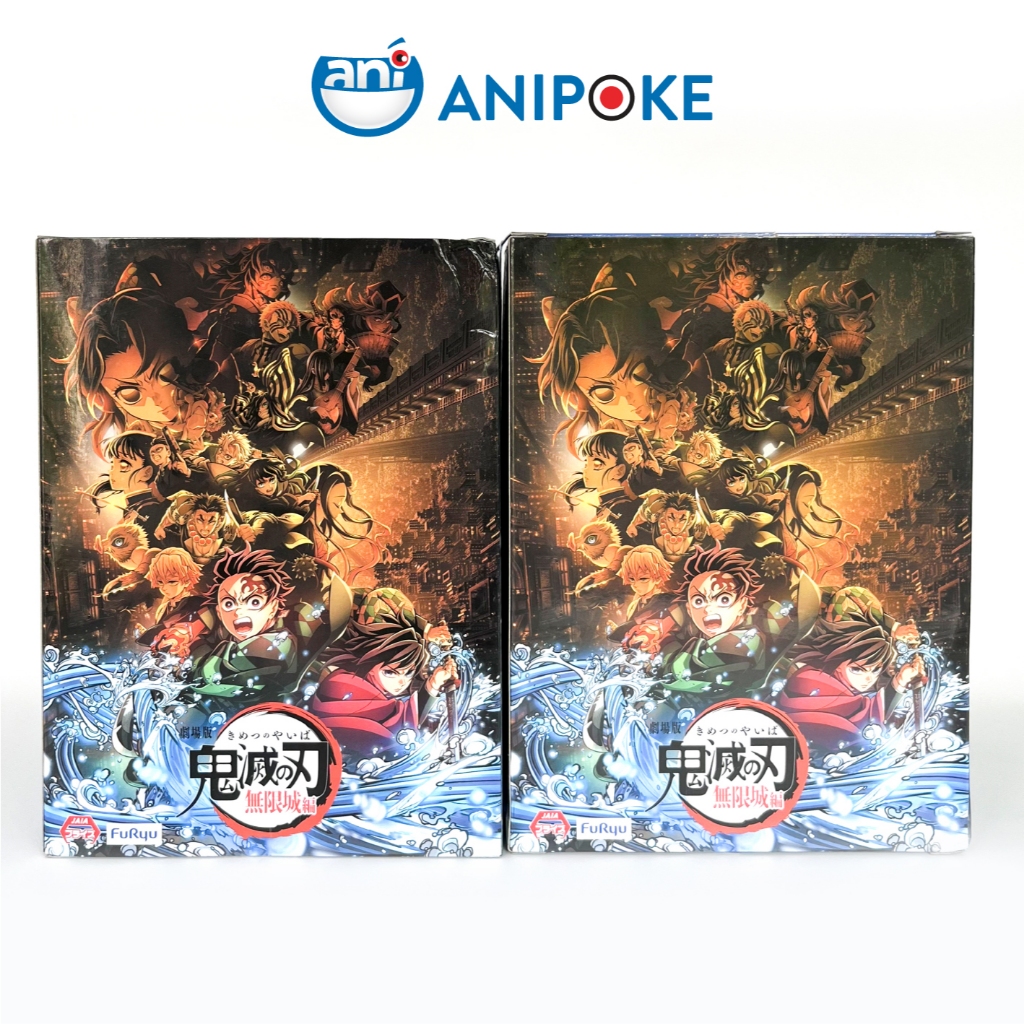 HÀNG SẴN Mô hình Viêm Trụ Rengoku Thượng Tam Akaza  Kimetsu no yaiba noodle stopper figure, Chính hãng Furyu - Nhật