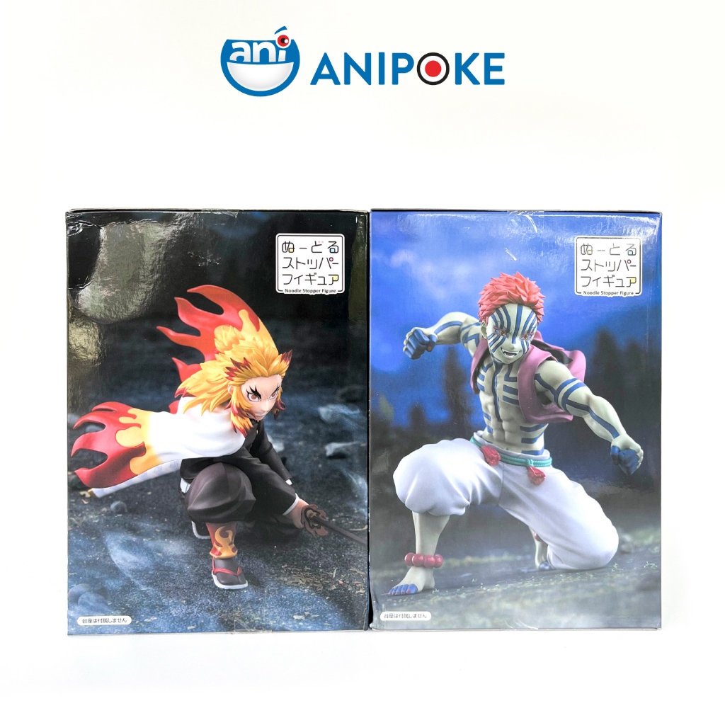 HÀNG SẴN Mô hình Viêm Trụ Rengoku Thượng Tam Akaza  Kimetsu no yaiba noodle stopper figure, Chính hãng Furyu - Nhật