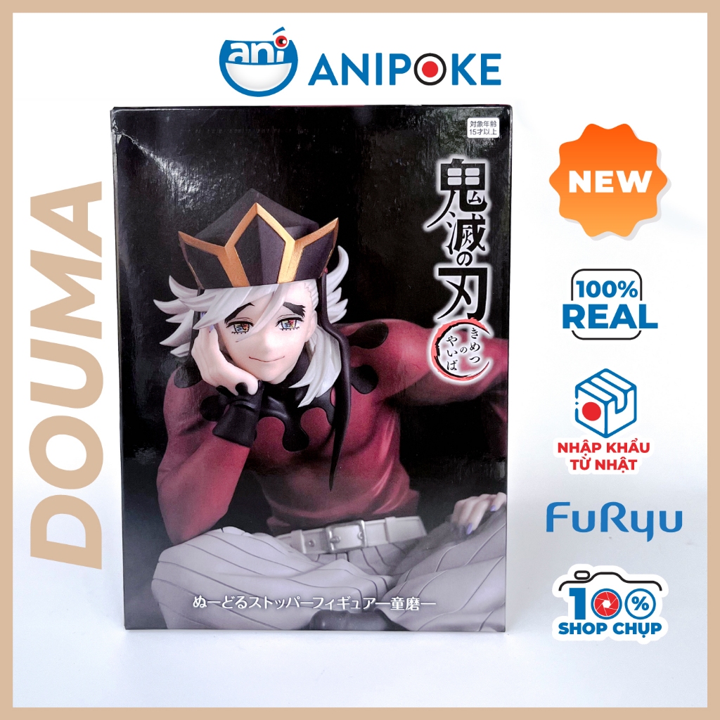 HÀNG SẴN - SHIP NGAY  Mô hình Thượng Nhị Douma Kimetsu no yaiba noodle stopper figure, Chính hãng Furyu Nhật Bản