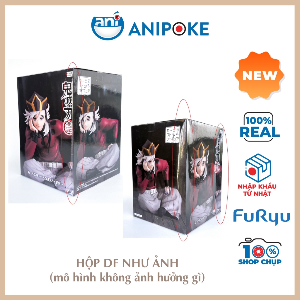 HÀNG SẴN - SHIP NGAY  Mô hình Thượng Nhị Douma Kimetsu no yaiba noodle stopper figure, Chính hãng Furyu Nhật Bản