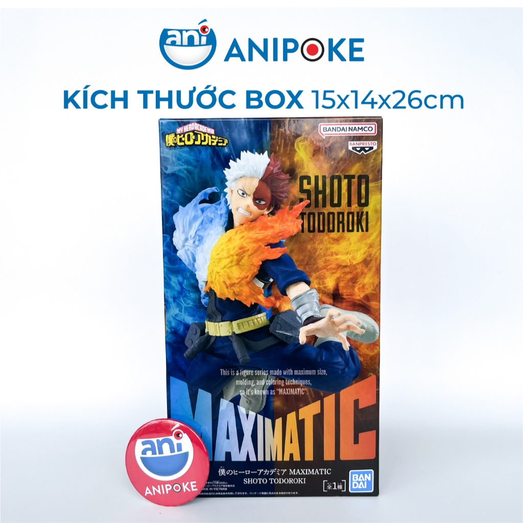 Mô hình Shoto Maximatic cú đấm lửa PhosPhor MHA Học Viện Anh Hùng chính hãng Bandai - Nhật  - Anipoke