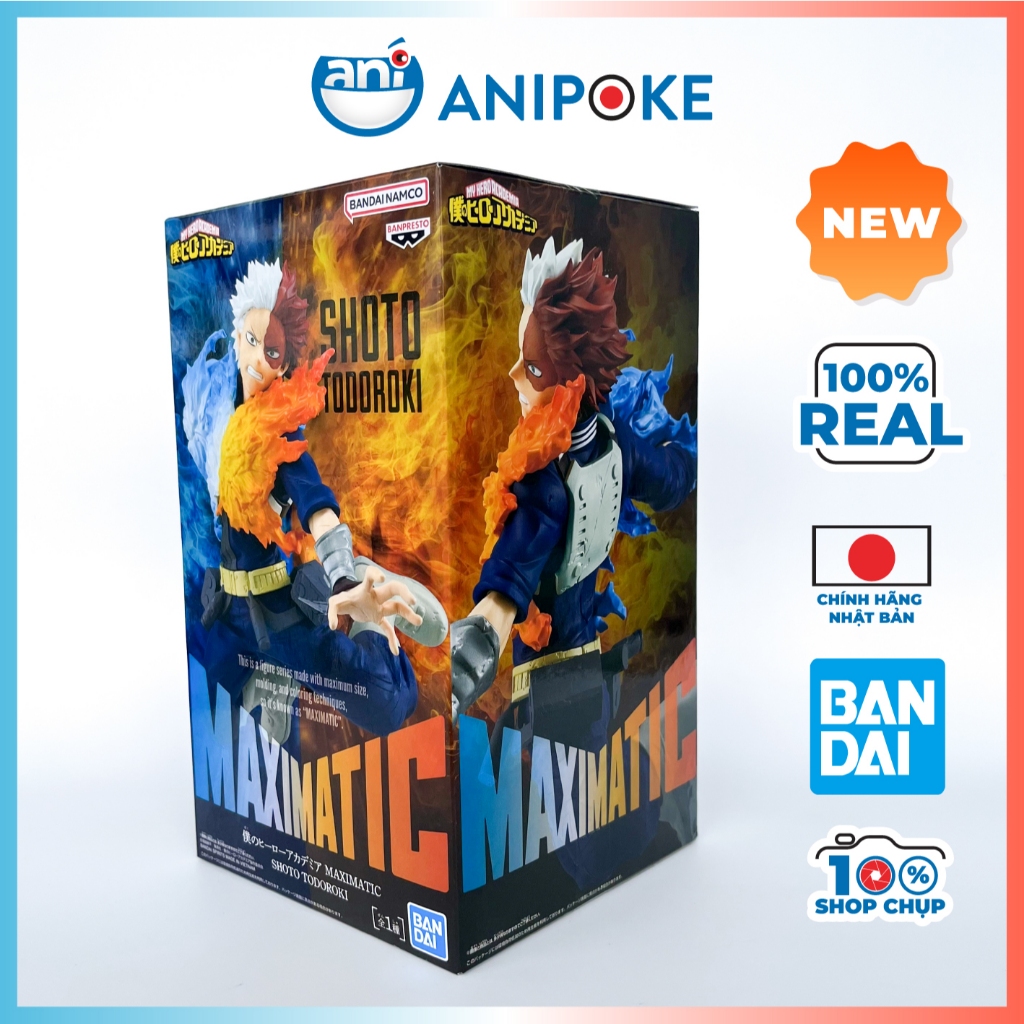 Mô hình Shoto Maximatic cú đấm lửa PhosPhor MHA Học Viện Anh Hùng chính hãng Bandai - Nhật  - Anipoke