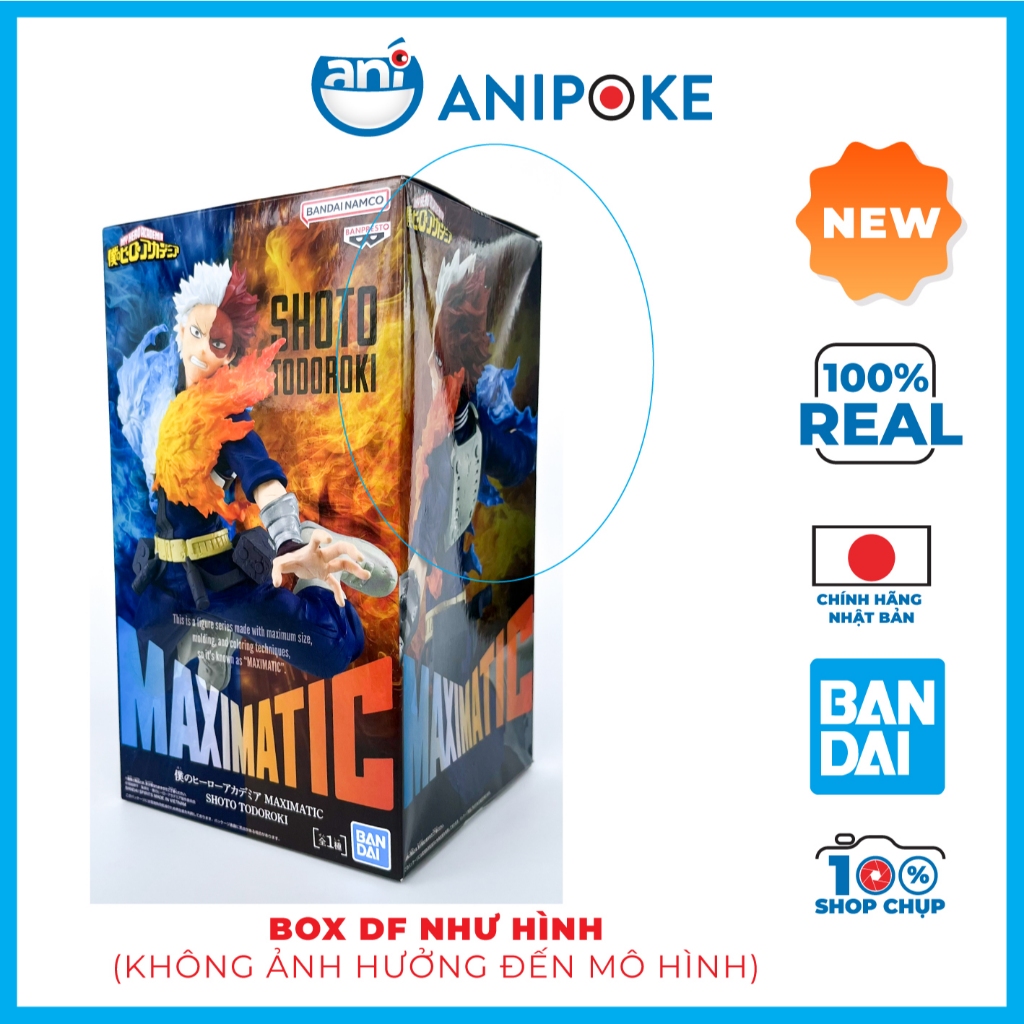 Mô hình Shoto Maximatic cú đấm lửa PhosPhor MHA Học Viện Anh Hùng chính hãng Bandai - Nhật  - Anipoke
