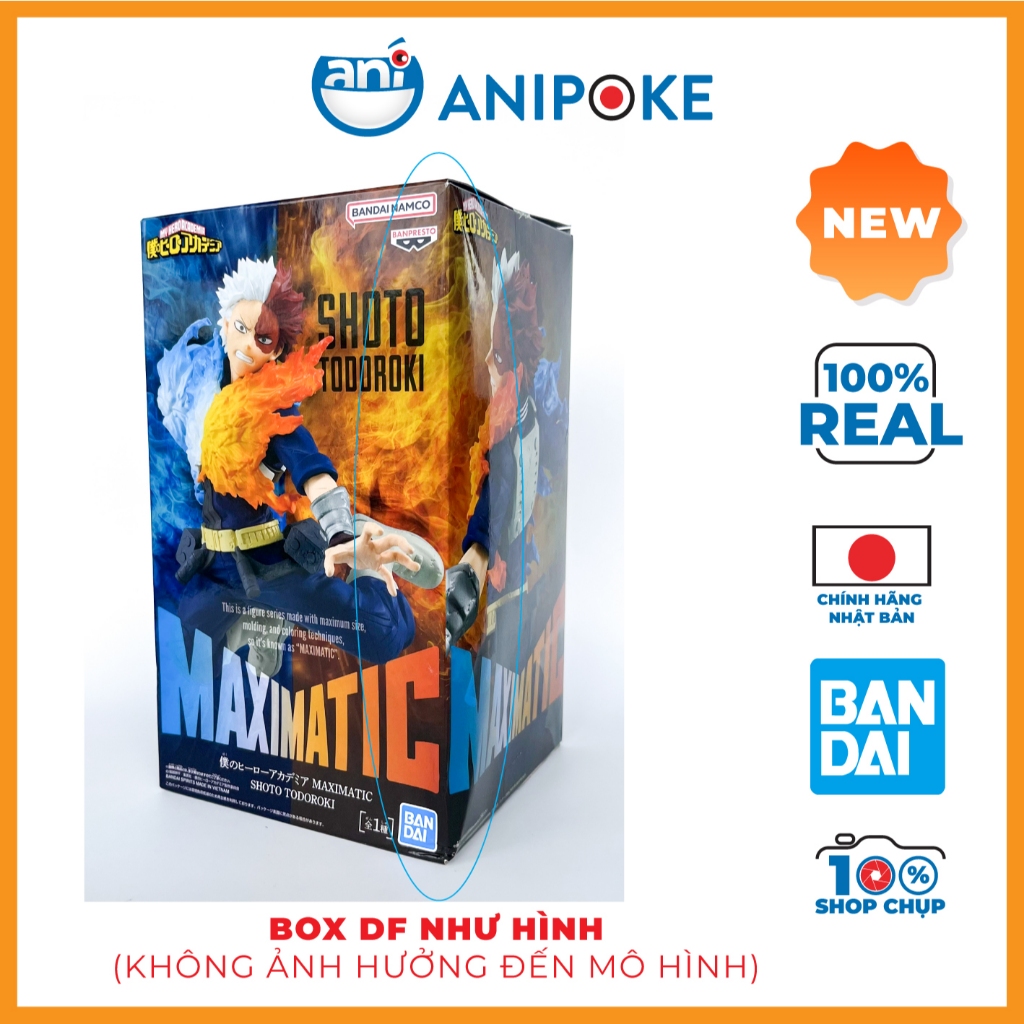 Mô hình Shoto Maximatic cú đấm lửa PhosPhor MHA Học Viện Anh Hùng chính hãng Bandai - Nhật  - Anipoke
