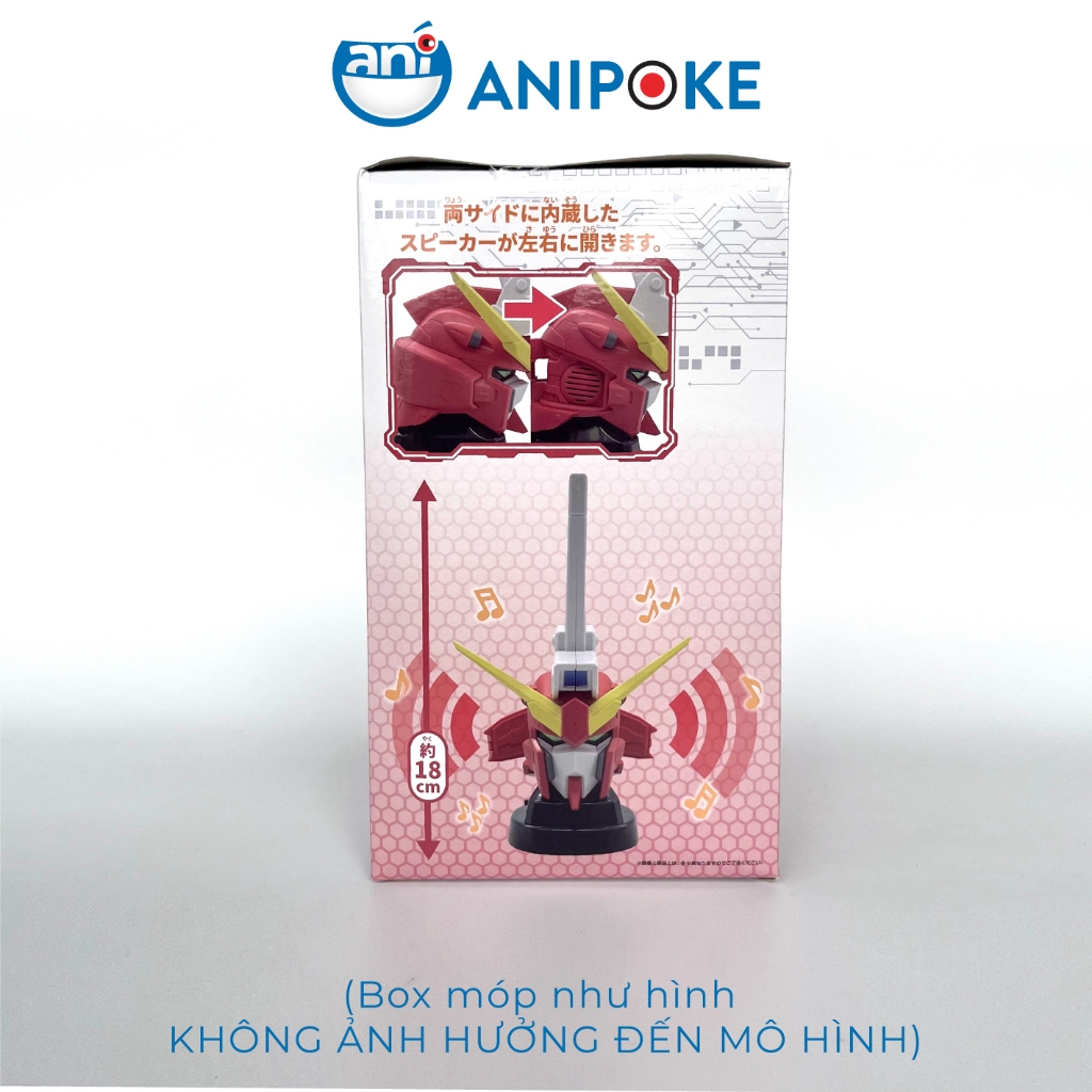 Mô hình loa Gundam SEED Freedom Infinite Justice Gundam Type-II head speaker chính hãng Bandai - Nhật  Cổng 1.1 F89-08