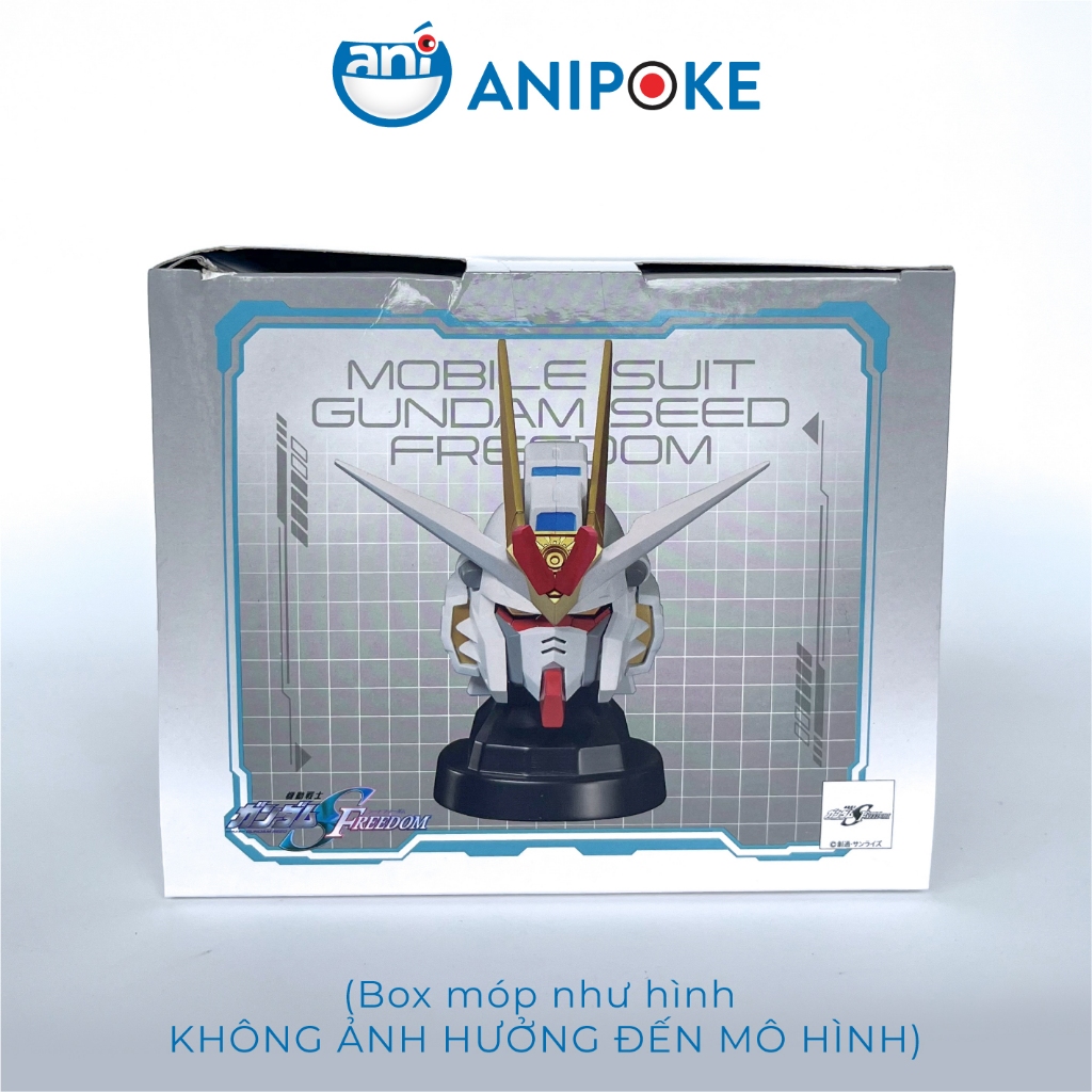 Mô hình loa Gundam SEED Freedom Mighty Strike Gundam Head Speaker head chính hãng Bandai - Nhật - Cổng 1.1mm F89-09