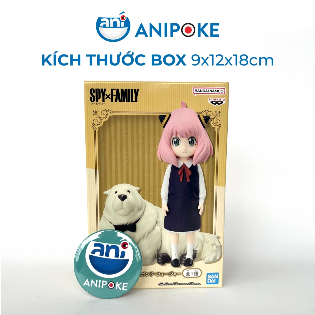 Mô hình Anya Forger và chú chó Bond Forger cặp đôi hoàn cảnh spy x family Chính hãng Bandai Nhật  F79-23