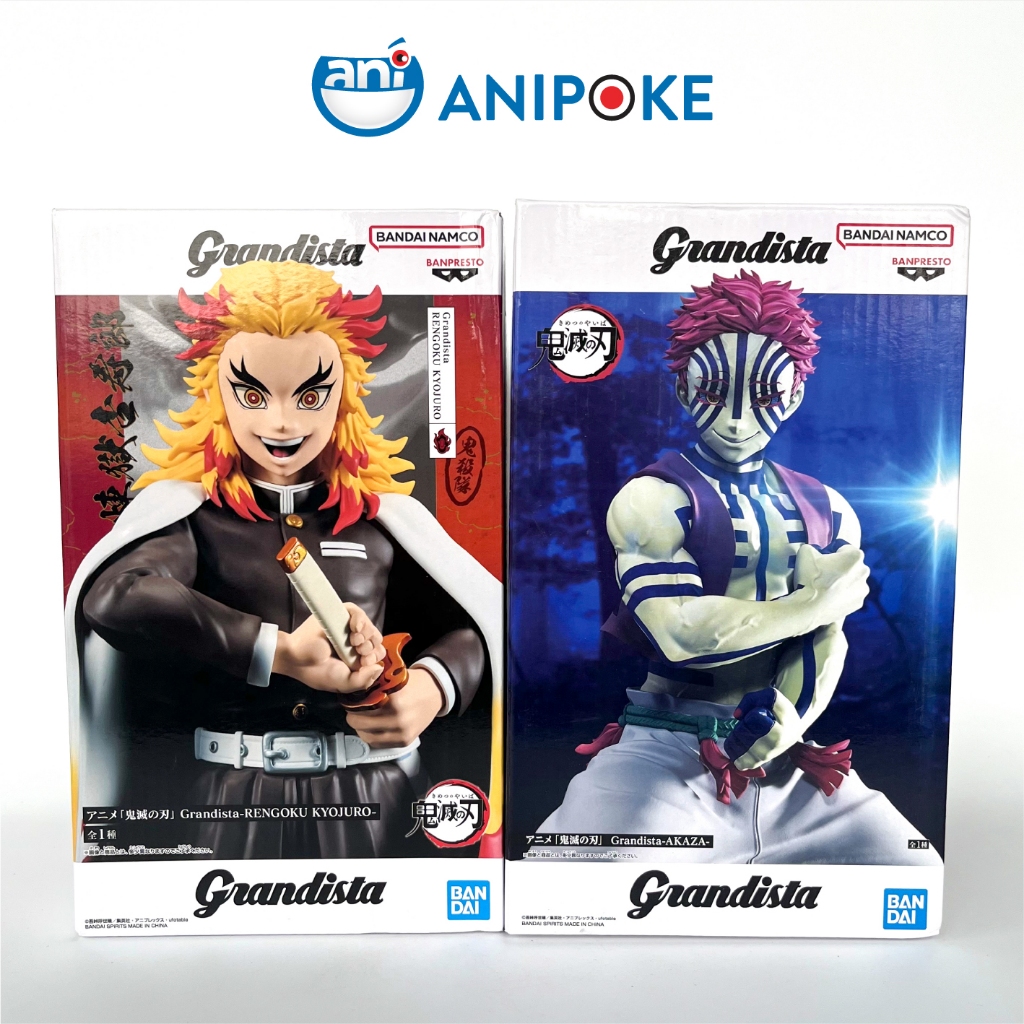 Mô hình Thượng Tam Akaza Grandista Kimetsu no yaiba Thanh gươm diệt quỷ chính hãng Bandai Nhật f43-07