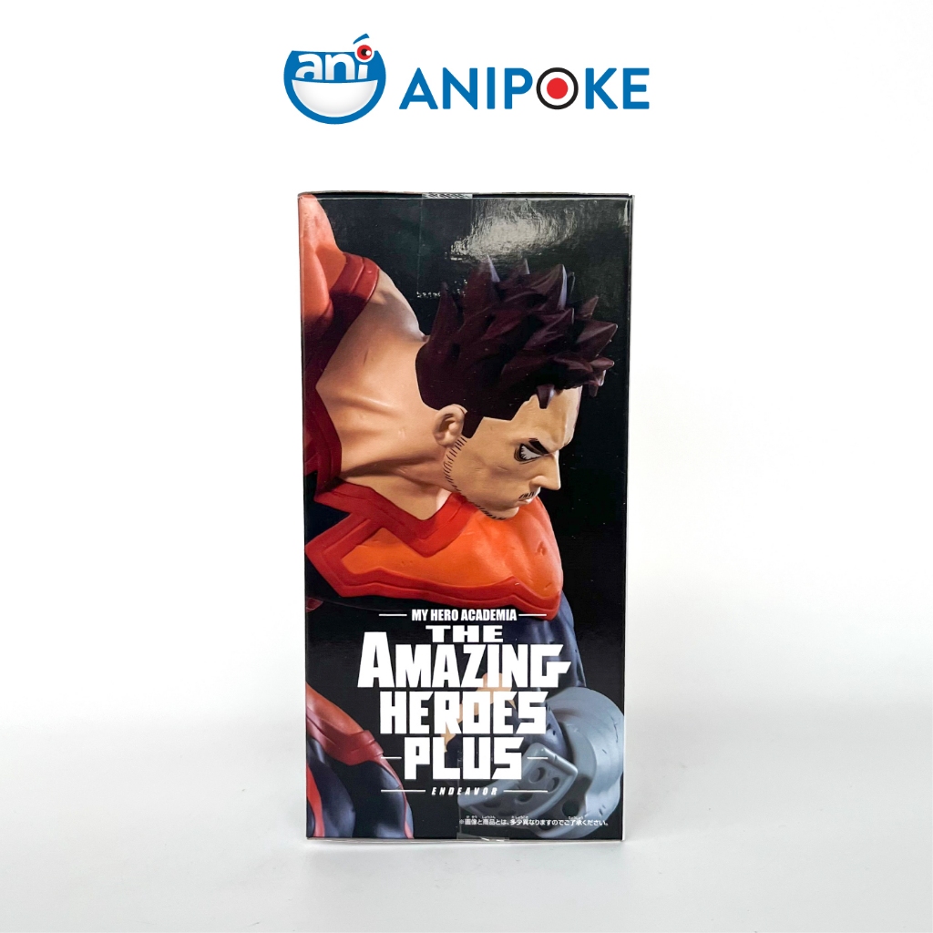 Mô hình Anh hùng lửa Enji Endeavor tóc ngắn My Hero plus MHA Học Viện Anh Hùng  chính hãng Bandai Nhật f69-10