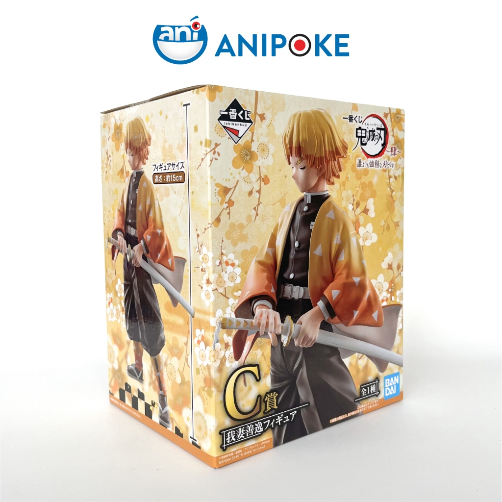 Mô hình Zenitsu ichiban kuji giải C chính hãng Bandai - Nhật Anipoke f66-09