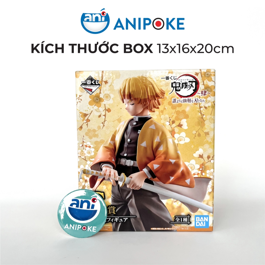 Mô hình Zenitsu ichiban kuji giải C chính hãng Bandai - Nhật Anipoke f66-09