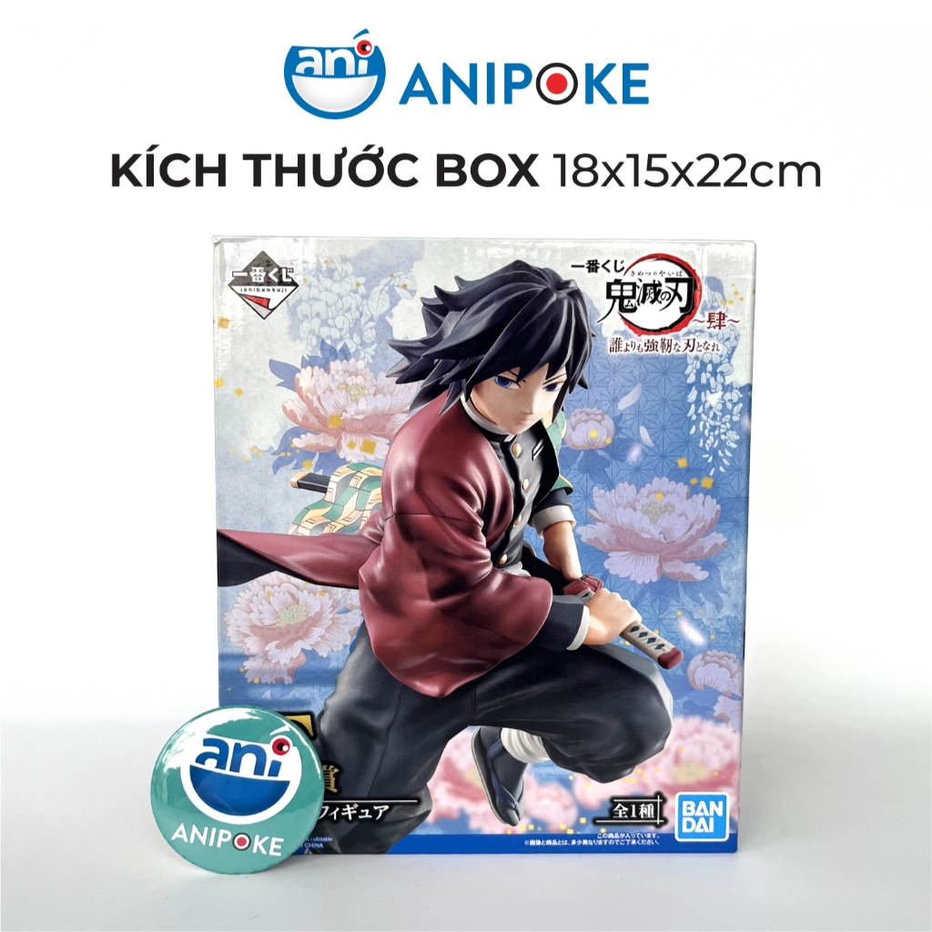 Mô hình Thủy Trụ Tomioka Giyuu ichiban kuji giải F chính hãng Bandai - Nhật Anipoke f66-10